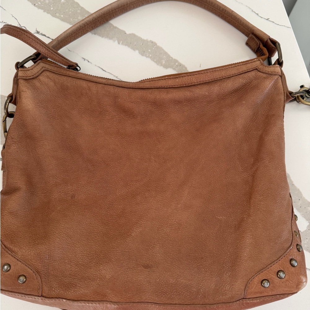 Frye Tan Leather Hobo Bag - Picture 9 of 10